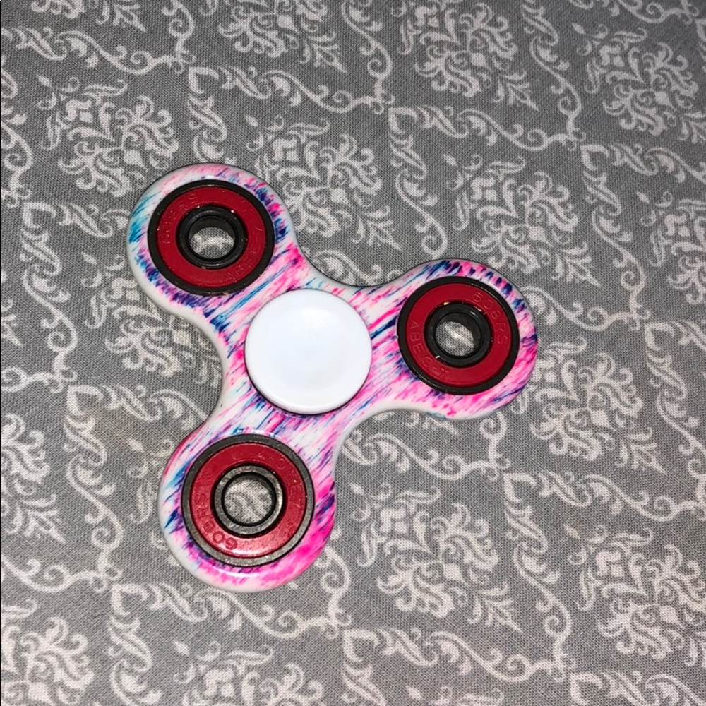 multi color fidget spinner
